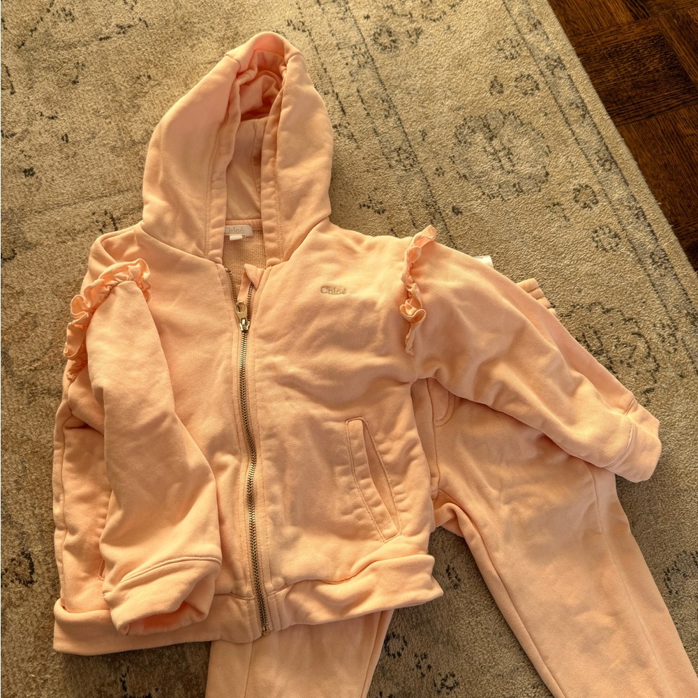 Chloé Toddler Girls Hoodie and Pants Set